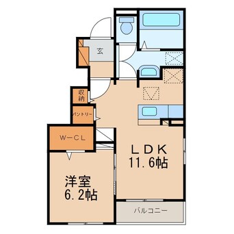 間取図 南海本線/紀ノ川駅 徒歩27分 1階 築3年