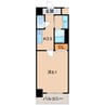 シャルマンフジ和歌山駅前 1Kの間取り