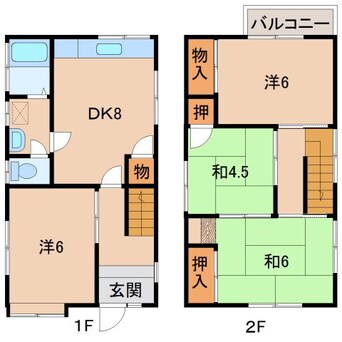 間取図 一戸建0684