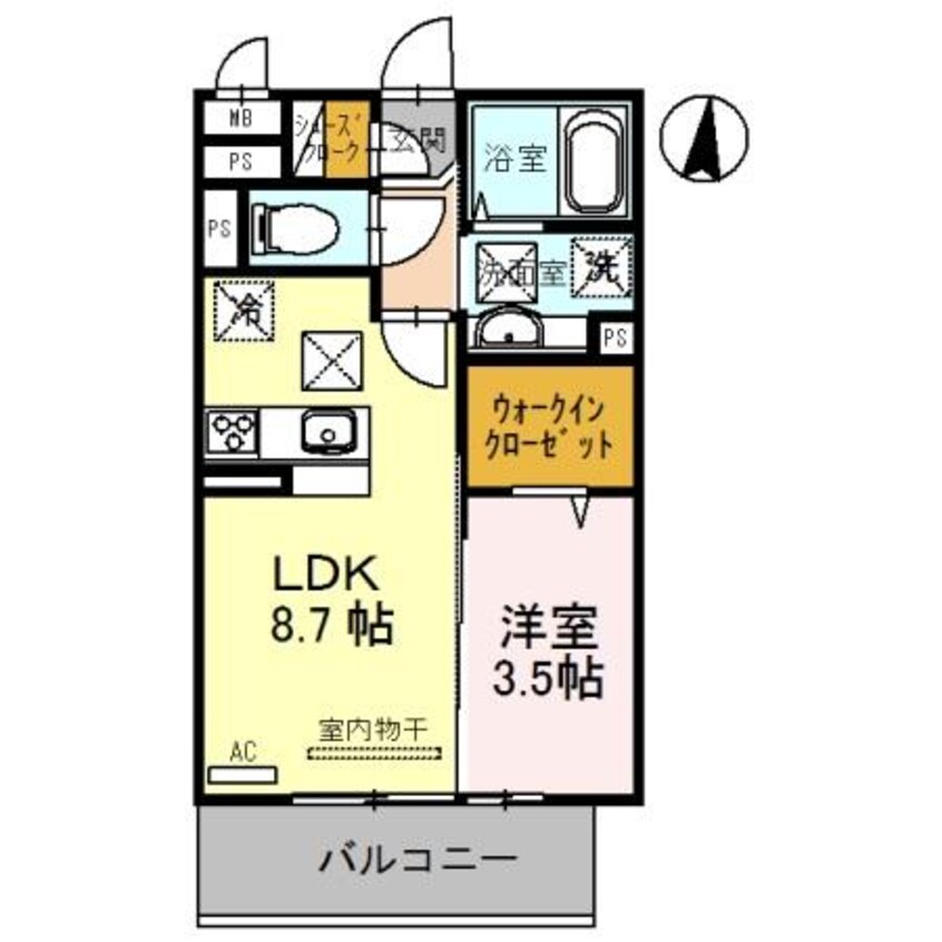 間取図 きのくに線・紀勢本線/和歌山市駅 バス14分湊御殿三丁目下車:停歩6分 1階 築5年