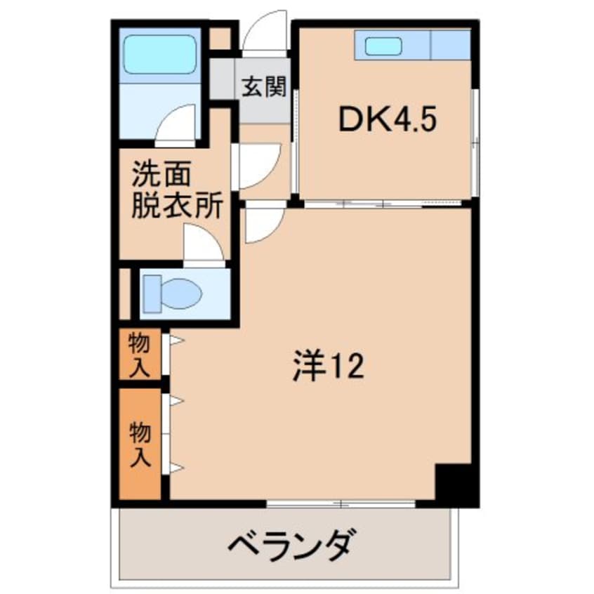 間取図 エル・カスティージョ・ワカヤマ