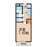 ファイン ヴィラ 1Kの間取り