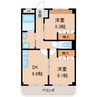 和歌山電鉄貴志川線/竈山駅 徒歩6分 2階 築20年 2DKの間取り