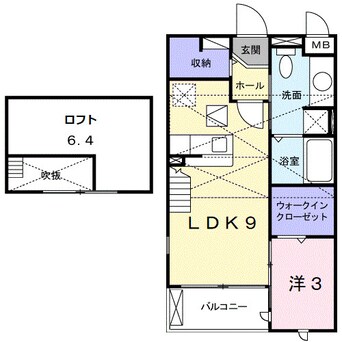 間取図 きのくに線・紀勢本線/和歌山市駅 バス11分花王橋下車:停歩5分 2階 築18年