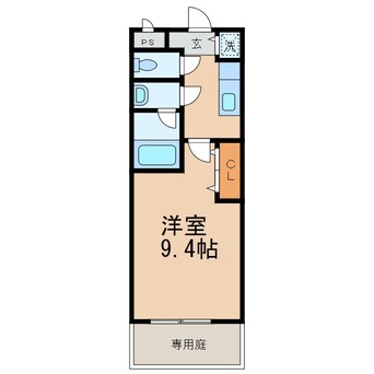 間取図 阪和線・羽衣線/和歌山駅 徒歩19分 1階 築18年