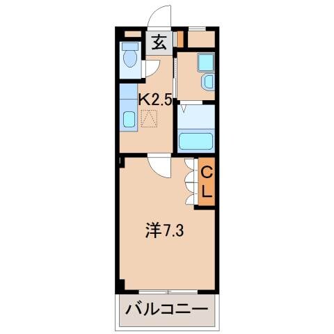 間取り図 阪和線・羽衣線/紀伊駅 徒歩5分 1階 築14年