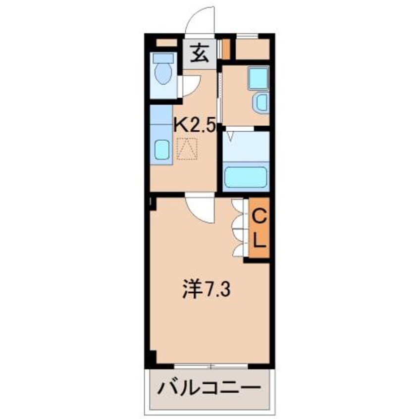 間取図 阪和線・羽衣線/紀伊駅 徒歩5分 1階 築14年