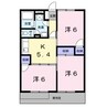 和歌山電鉄貴志川線/田中口駅 徒歩8分 1階 築29年 3Kの間取り