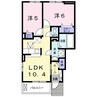 南海加太線/八幡前駅 徒歩10分 1階 築4年 2LDKの間取り