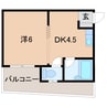 Ｔ・Ｋビル 1DKの間取り