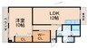 グランドハイツ本町 1LDKの間取り