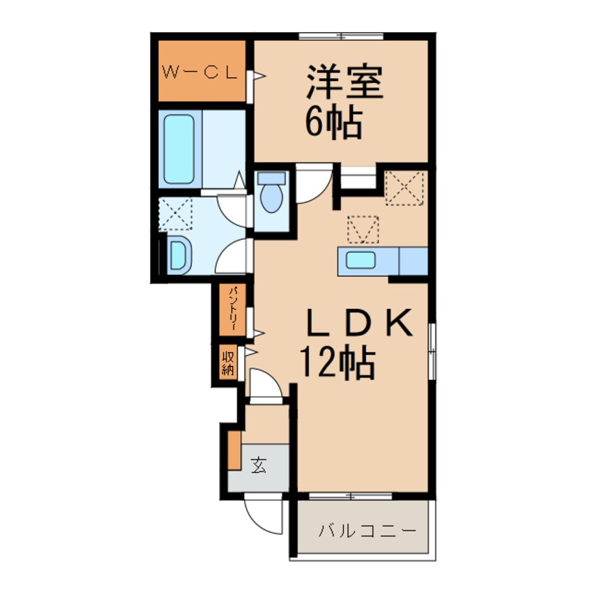 間取図 南海加太線/八幡前駅 徒歩11分 1階 築4年