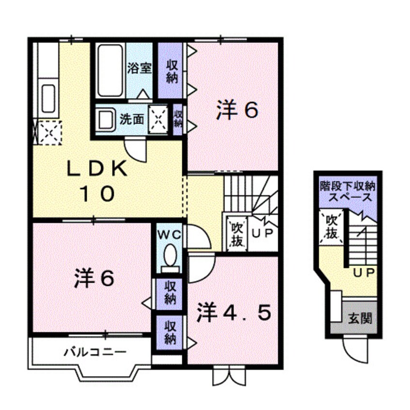 間取図 南海高野線/橋本駅 徒歩16分 2階 築22年