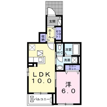 間取図 南海加太線/八幡前駅 徒歩20分 1階 築3年