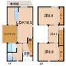 クレール中之島 3LDKの間取り
