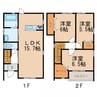 シアラ吹上Ⅰ 3LDKの間取り