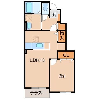 間取図 和歌山電鉄貴志川線/竈山駅 徒歩23分 1階 築9年