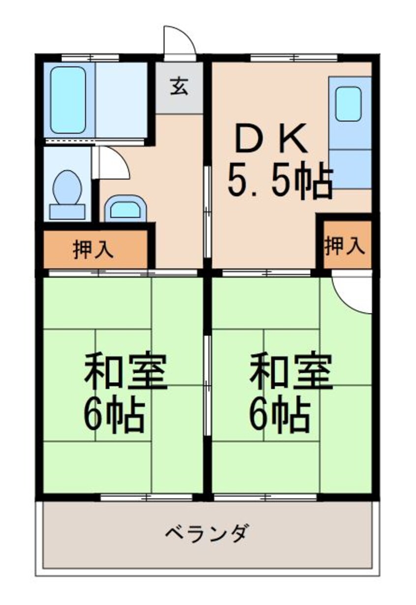 間取図 北川ビル