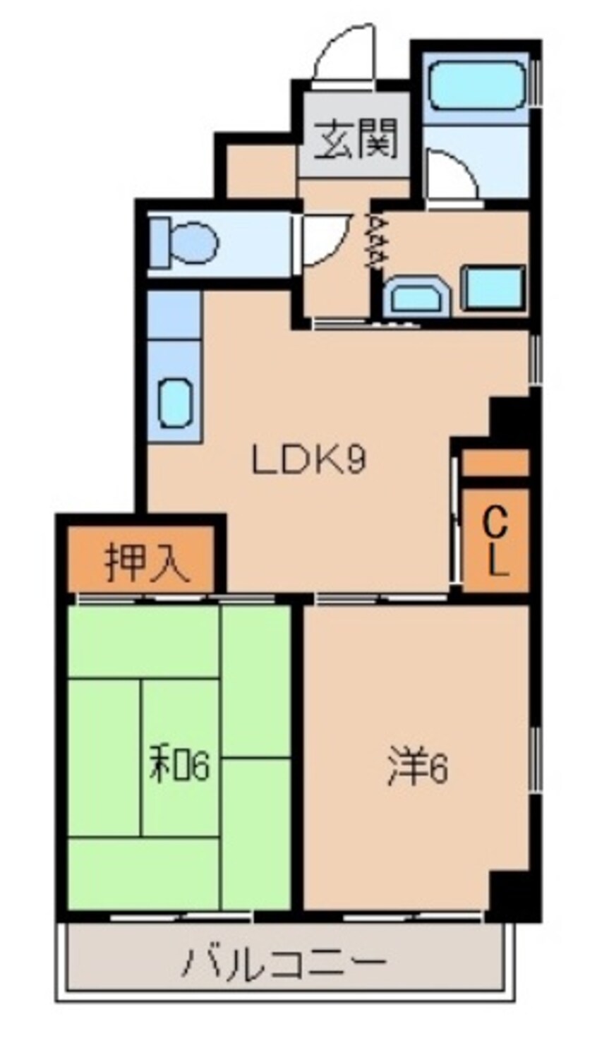 間取図 グリーンヴィラ新谷