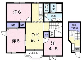 間取図 和歌山電鉄貴志川線/貴志駅 徒歩14分 2階 築21年