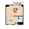 パークハイツ本町 1Kの間取り