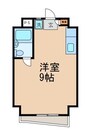 パークハイツ本町 1Rの間取り