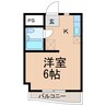 パークハイツ本町 1Rの間取り