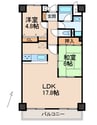 チサンマンション三木町 2LDKの間取り