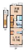 南海本線/和歌山市駅 バス:6分:停歩4分 2階 築10年 1LDKの間取り