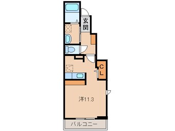 間取図 きのくに線・紀勢本線/宮前駅 徒歩20分 1階 築10年