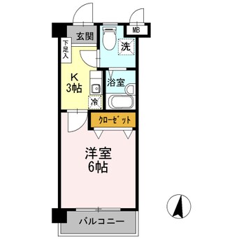 間取図 きのくに線・紀勢本線/宮前駅 徒歩3分 2階 築27年