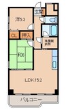 プリムローズ 2LDKの間取り