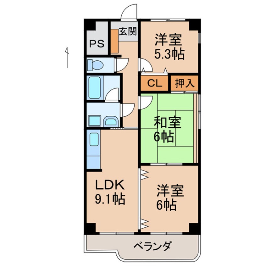 間取図 プリムローズ