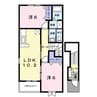 和歌山線/粉河駅 徒歩2分 2階 築18年 2LDKの間取り