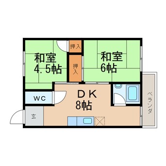 間取図 第１春日コーポ