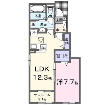 間取図 阪和線・羽衣線/紀伊駅 徒歩56分 1階 建築中