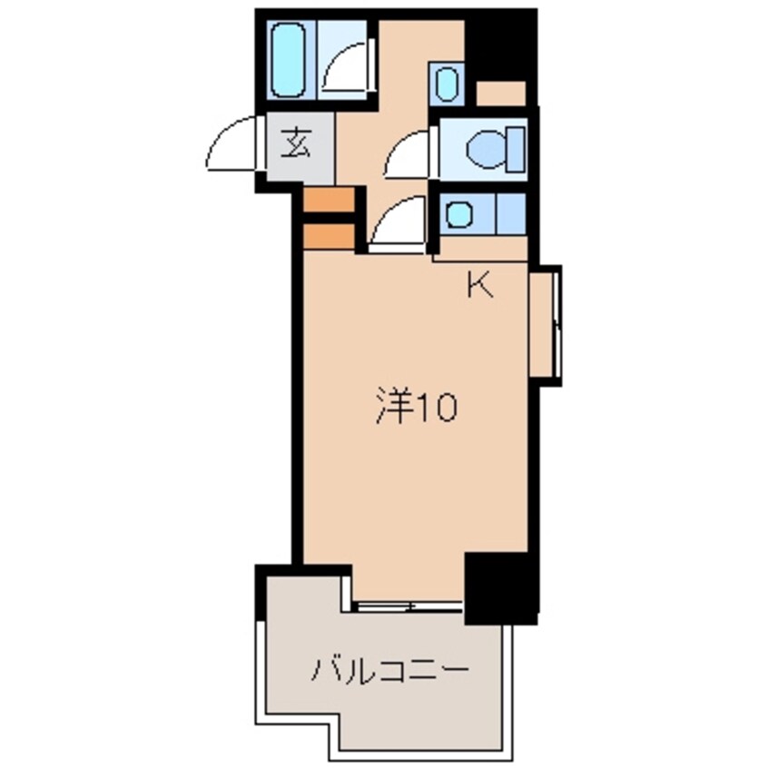 間取図 ル・シャトー十二番丁
