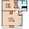 フレグランス吹上 1LDKの間取り