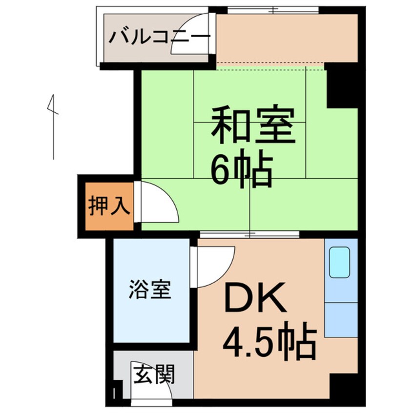 間取図 新通ビル