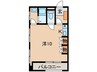 ロイヤルコーポ湊Ⅰ 1Rの間取り