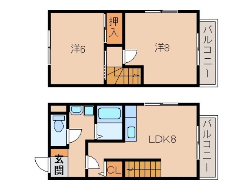 間取図 シティアーク北新