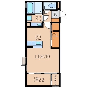 間取図 ファミール中之島