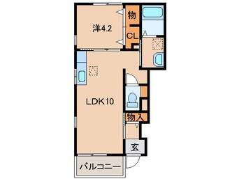 間取図 きのくに線・紀勢本線/黒江駅 徒歩18分 1階 築10年