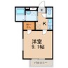 フジパレス新中通Ⅰ番館 1Kの間取り