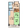 プレミール石川 3LDKの間取り