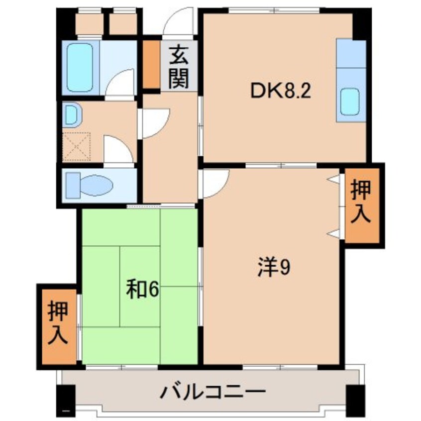 間取図 グレイスピア吹上