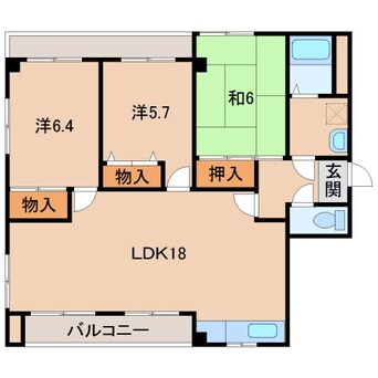 間取図 セントラル第１ビル