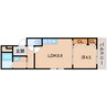 きのくに線・紀勢本線/和歌山市駅 徒歩6分 2階 築9年 1LDKの間取り