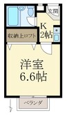 ＤＳＳビル アロチ 1Kの間取り