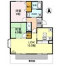 南海本線/和歌山市駅 バス:19分:停歩4分 2階 築32年 2LDKの間取り